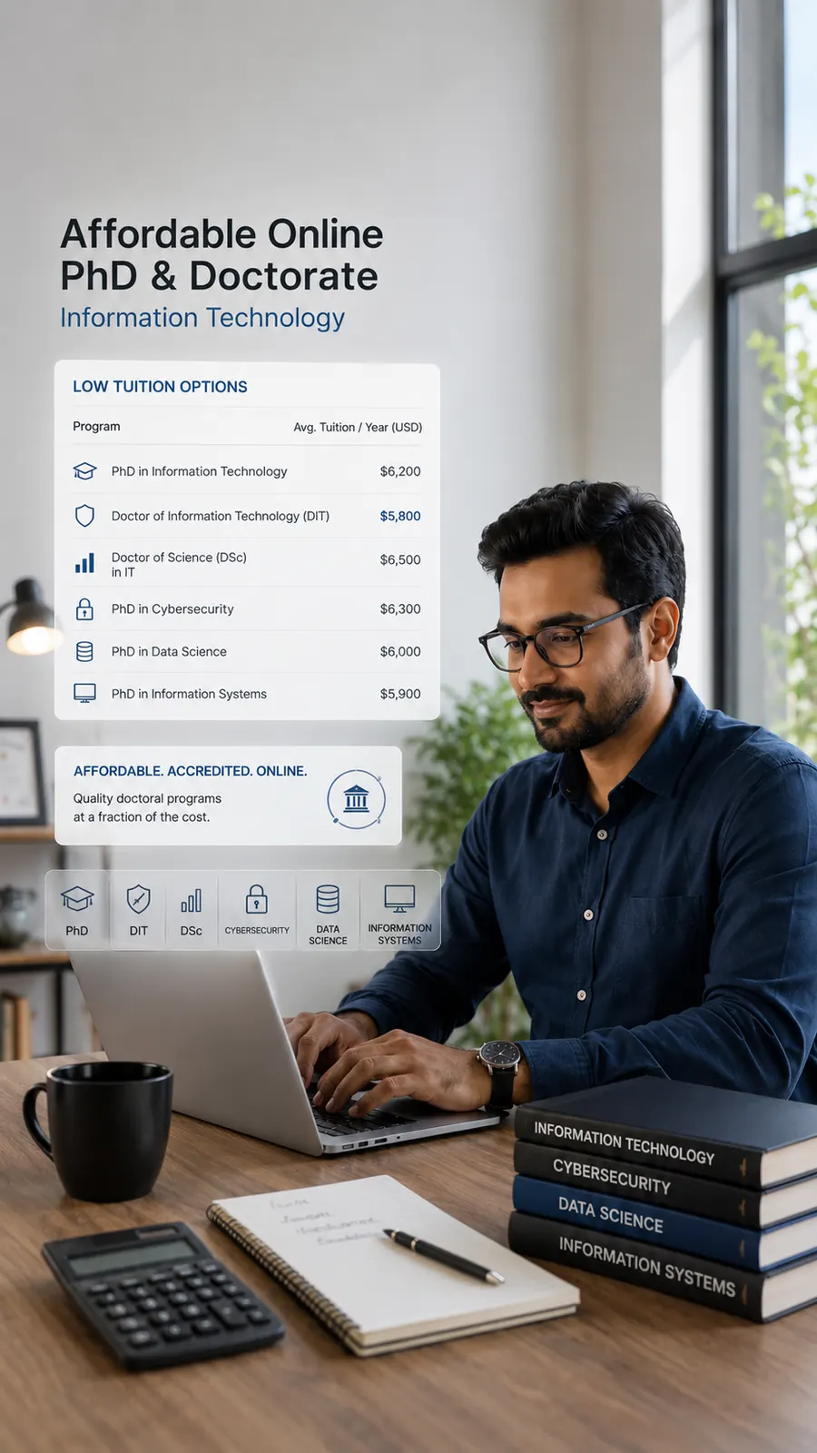 cheapest PhD and Doctorate programs in Information Technology 2026 around the world